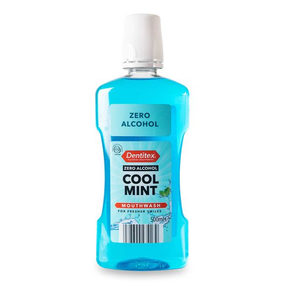 Dentitex Alcohol Free Cool Mint Mouthwash 500ml